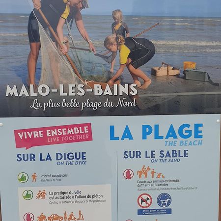 Dunkirk Studio Vue Mer Au Coeur De Malo Les Bains Pieds Dans L Eau מראה חיצוני תמונה