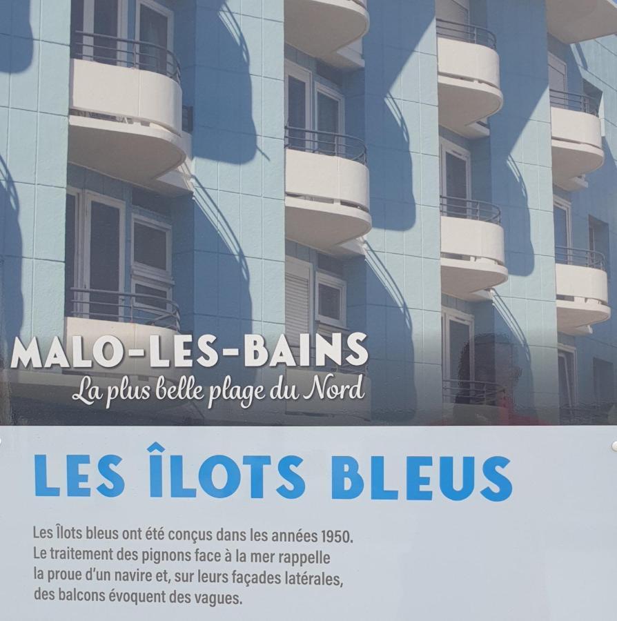Dunkirk Studio Vue Mer Au Coeur De Malo Les Bains Pieds Dans L Eau מראה חיצוני תמונה