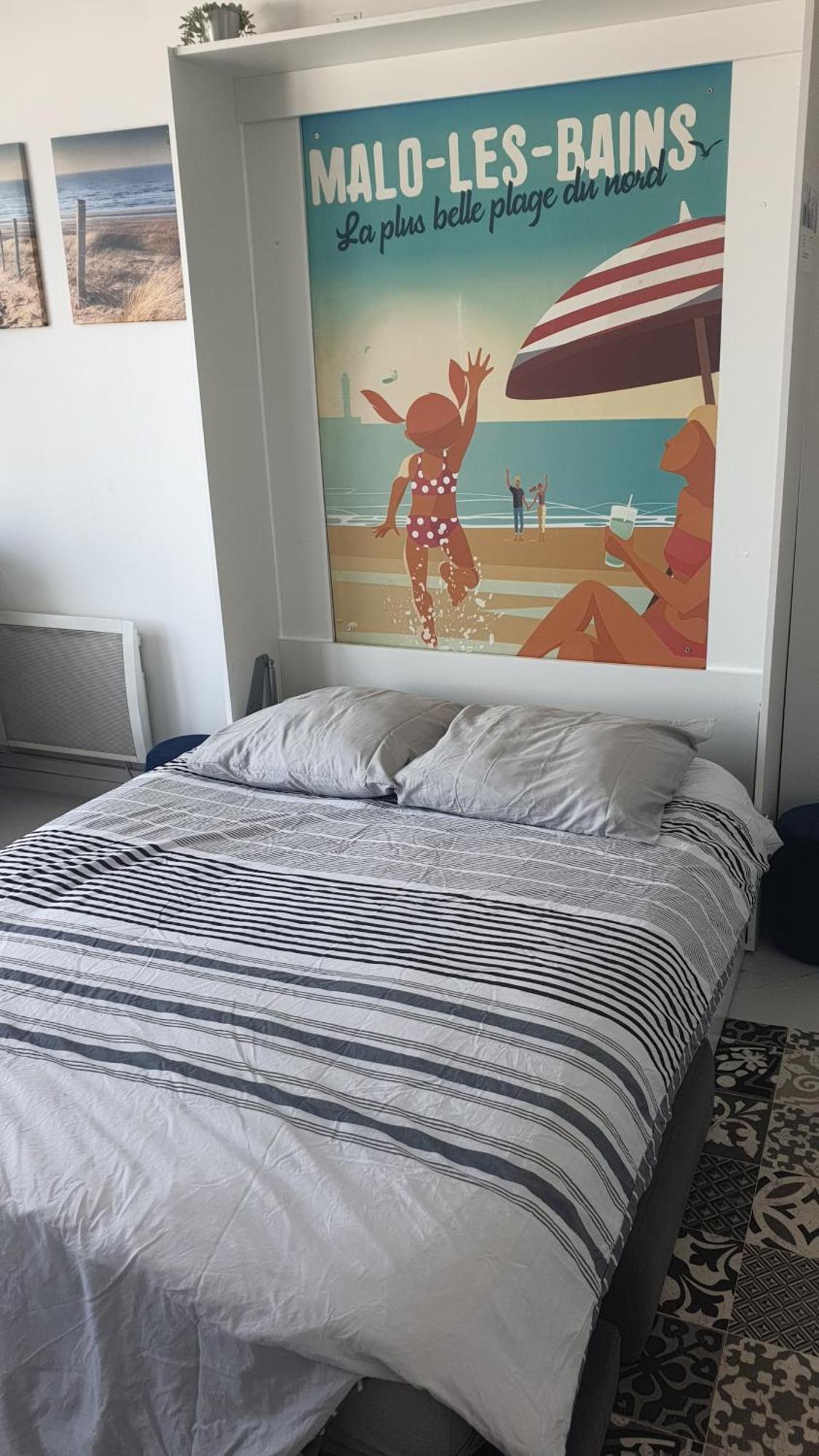 Dunkirk Studio Vue Mer Au Coeur De Malo Les Bains Pieds Dans L Eau מראה חיצוני תמונה
